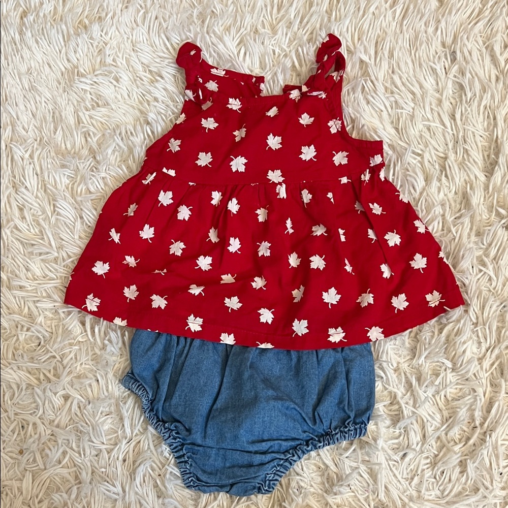 Baby Canada Day Outfit